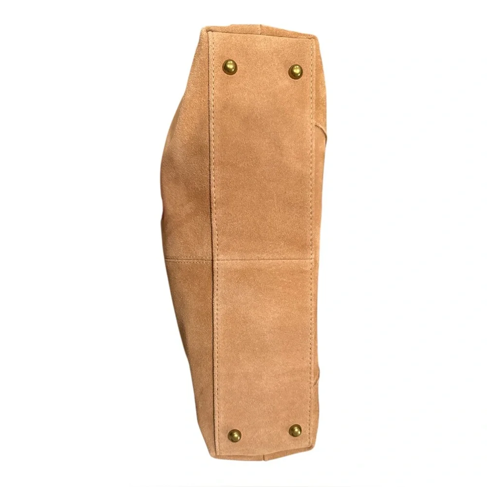 American Leather Co. Marietta Knot Hobo 2.0‎ Nutmeg Suede